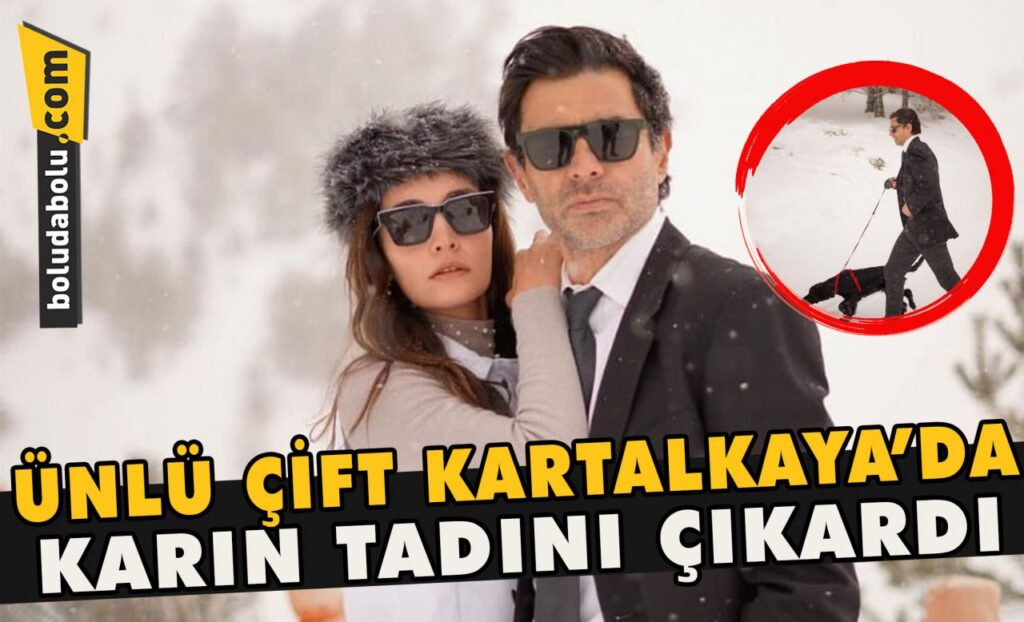 Ünlü çift Kartalkaya’da karın tadını çıkardı Ünlü çift Kartalkaya’da karın tadını çıkardı