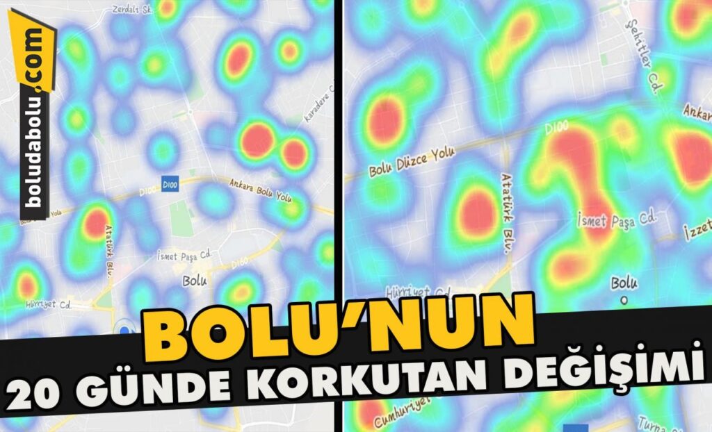 Bolu’nun 20 günde korkutan değişimi Bolu’nun 20 günde korkutan değişimi