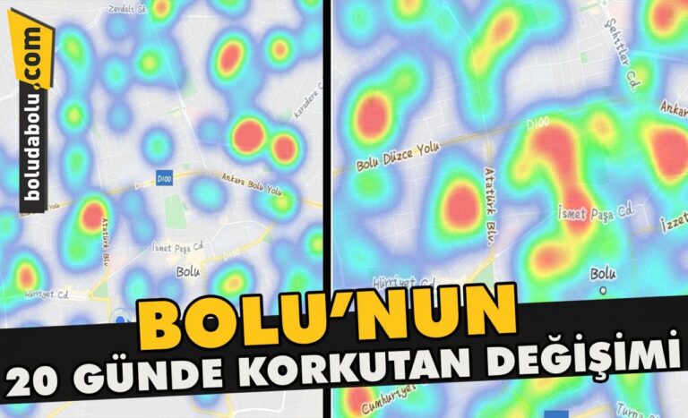 Bolu’nun 20 günde korkutan değişimi