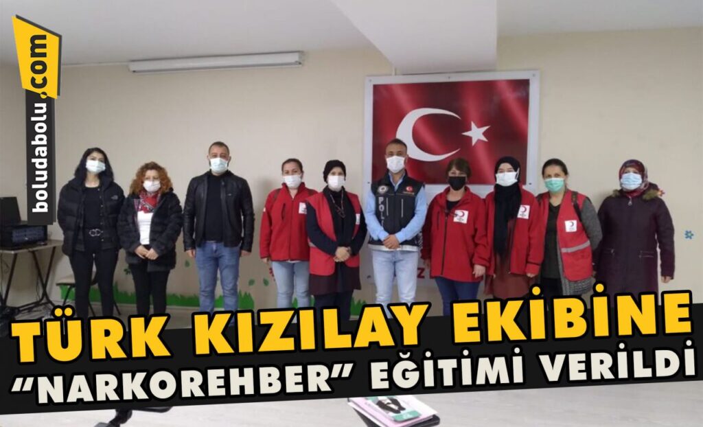 Türk Kızılay Ekibine “Narkorehber” eğitimi verildi Türk Kızılay Ekibine “Narkorehber” eğitimi verildi