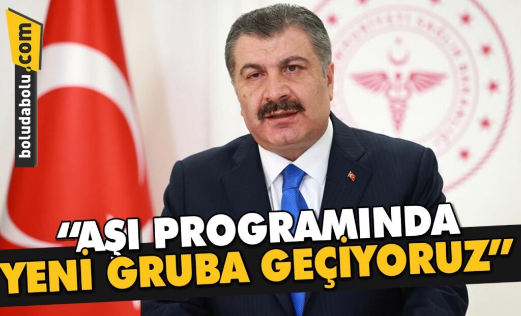 “AŞI PROGRAMINDA YENİ GRUBA GEÇİYORUZ” “AŞI PROGRAMINDA YENİ GRUBA GEÇİYORUZ”