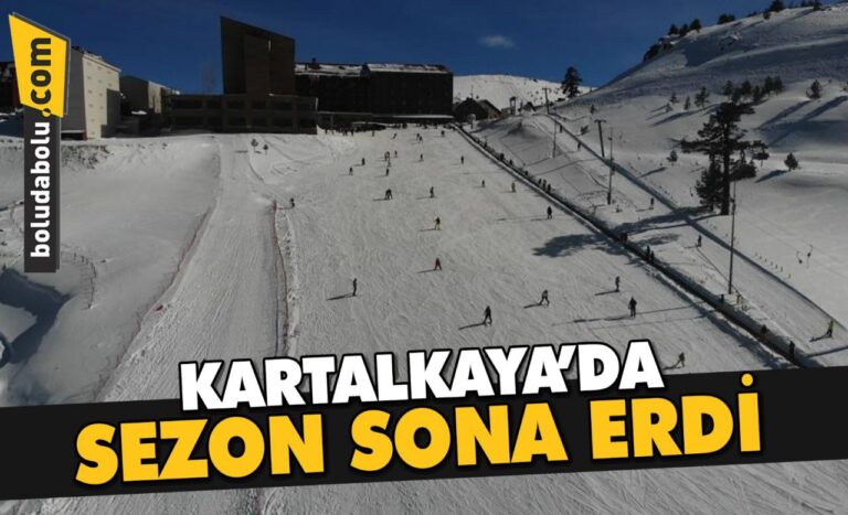 Kartalkaya’da sezon sona erdi