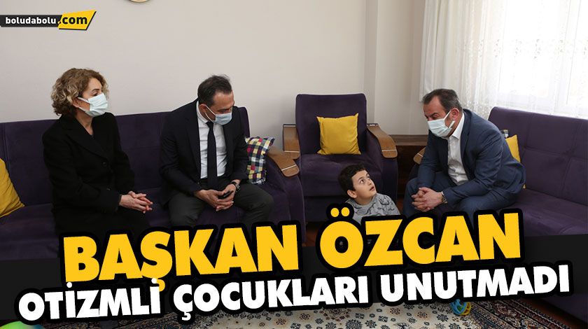BAŞKAN ÖZCAN OTİZMLİ ÇOCUKLARIN YÜZÜNÜ GÜLDÜRDÜ BAŞKAN ÖZCAN OTİZMLİ ÇOCUKLARIN YÜZÜNÜ GÜLDÜRDÜ