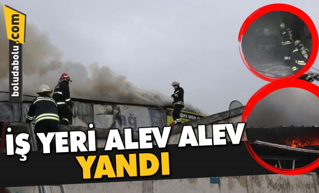 SANAYİ SİTESİNDEKİ İŞ YERİNDE ÇIKAN YANGIN SÖNDÜRÜLDÜ