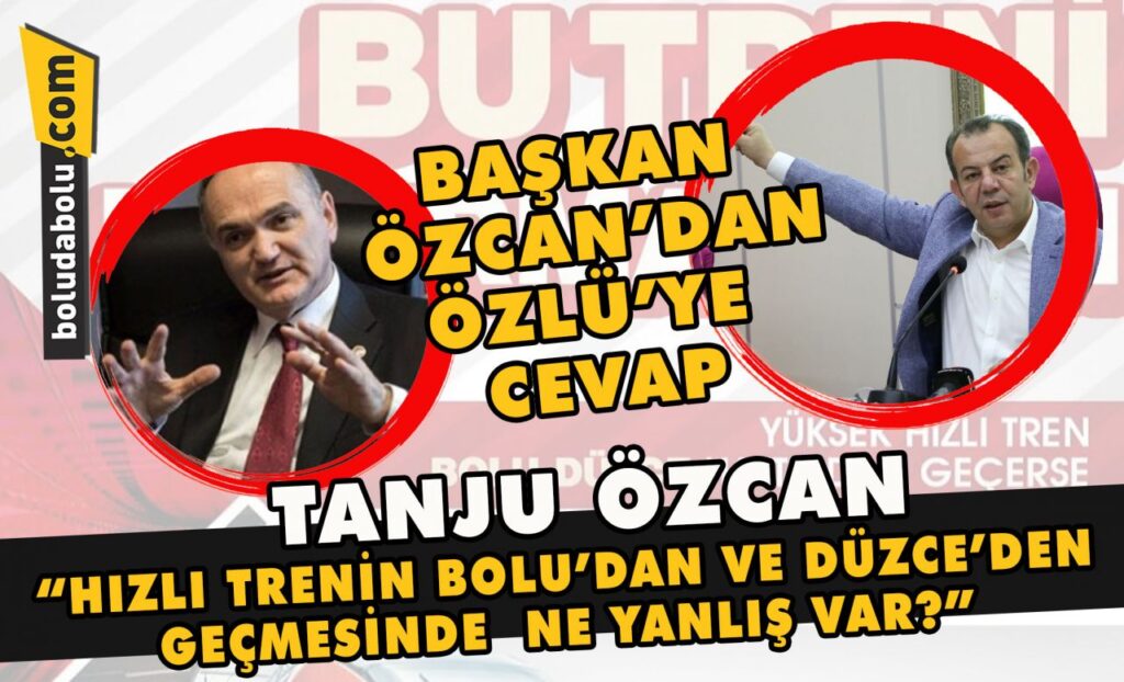 BAŞKAN ÖZCAN’DAN ÖZLÜ’YE CEVAP BAŞKAN ÖZCAN’DAN ÖZLÜ’YE CEVAP