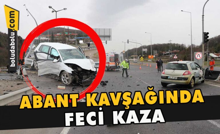 ABANT KAVŞAĞINDA FECİ KAZA
