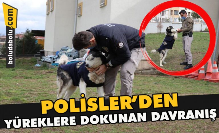 Polislerden yüreklere dokunan davranış