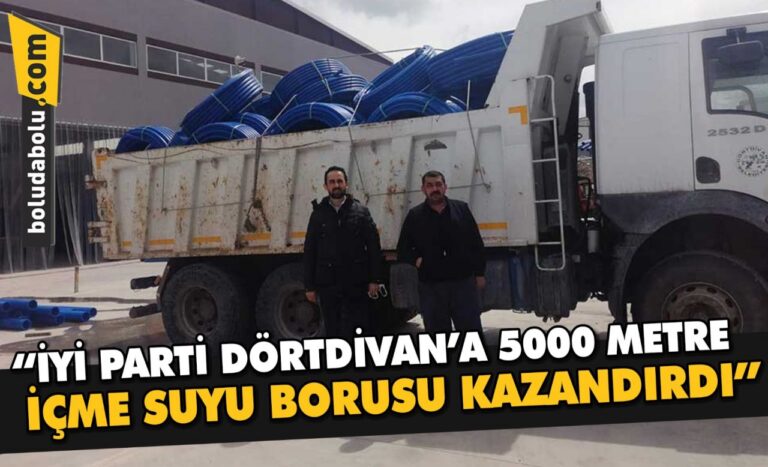 AKŞENER DÖRTDİVAN’DA VERDİĞİ SÖZÜ TUTTU