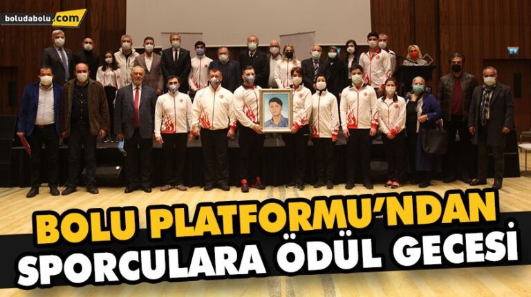 BOLU PLATFORMU’NDAN SPORCULARA ÖDÜL GECESİ