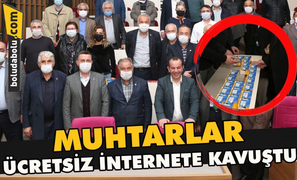 Muhtarlar ücretsiz internete kavuştu Muhtarlar ücretsiz internete kavuştu
