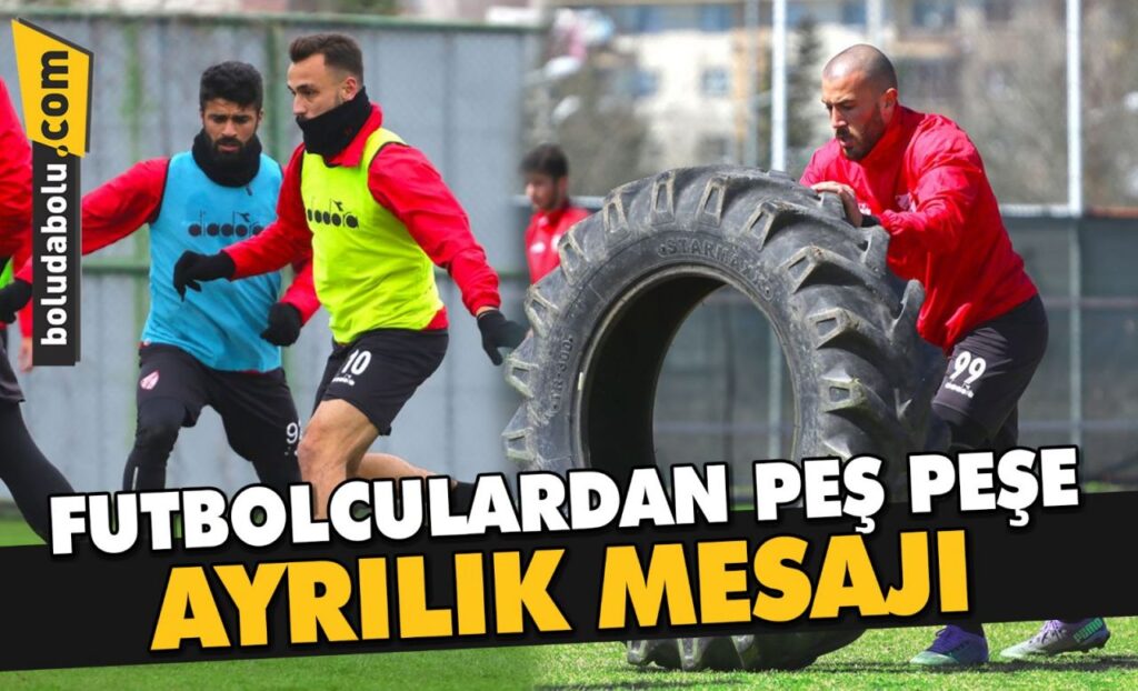 FUTBOLCULARDAN PEŞ PEŞE AYRILIK MESAJI