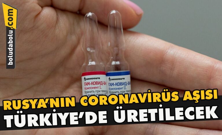 Rusya’nın coronavirüs aşısı  , Türkiye’de üretilecek