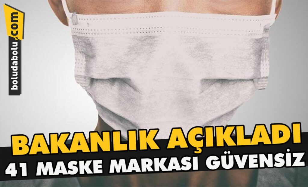 Bakanlık açıkladı , 41 maske markası güvensiz Bakanlık açıkladı , 41 maske markası güvensiz