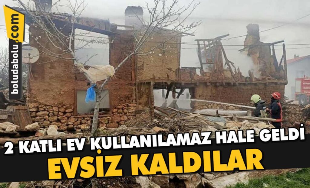 2 KATLI EV KULLANILAMAZ HALE GELDİ 2 KATLI EV KULLANILAMAZ HALE GELDİ