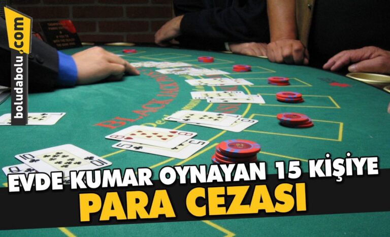 Bolu’da Kovid-19 tedbirlerini ihlal ederek evde kumar oynayan 15 kişiye para cezası