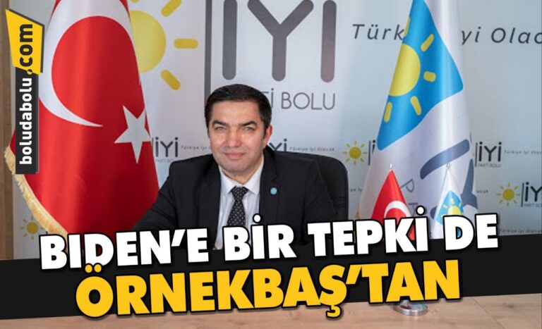 BIDEN’E BİR TEPKİ DE ÖRNEKBAŞ’TAN