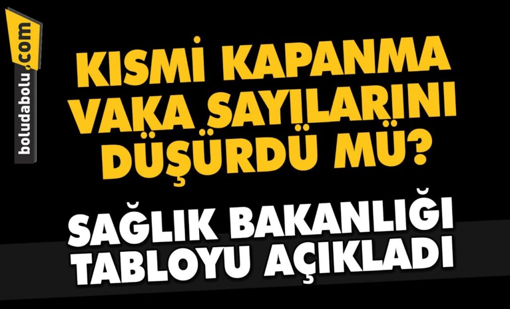 SAĞLIK BAKANLIĞI TABLOYU AÇIKLADI