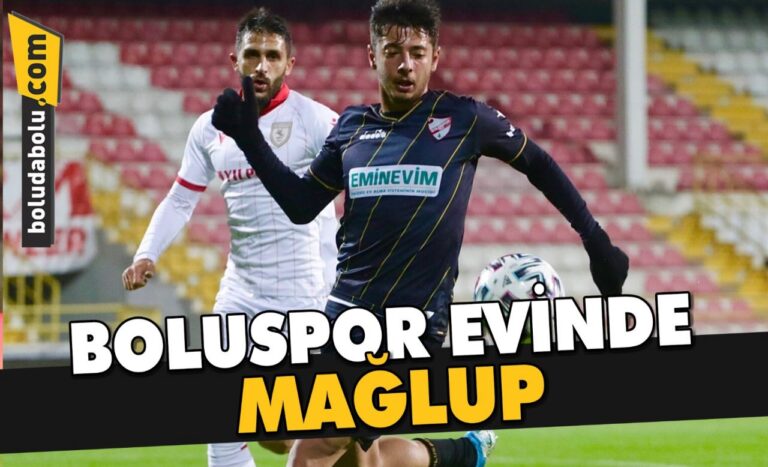 BOLUSPOR EVİNDE MAĞLUP