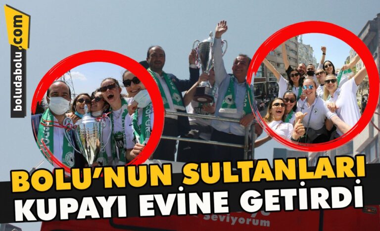 Bolu’nun sultanları kupayı evine getirdi