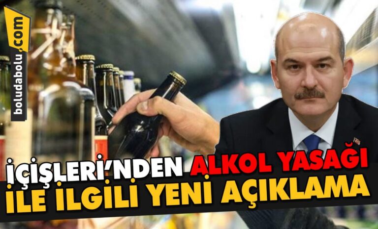 ‘Alkol yasağı kalktı’ iddiasının ardından İçişleri Bakanlığı’ndan açıklama