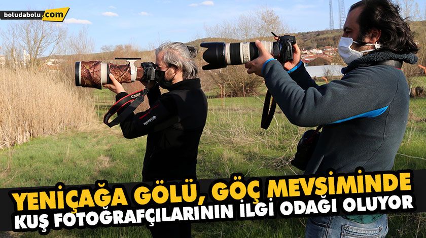 YENİÇAĞA GÖLÜ, GÖÇ MEVSİMİNDE KUŞ FOTOĞRAFÇILARININ İLGİ ODAĞI OLUYOR YENİÇAĞA GÖLÜ, GÖÇ MEVSİMİNDE KUŞ FOTOĞRAFÇILARININ İLGİ ODAĞI OLUYOR