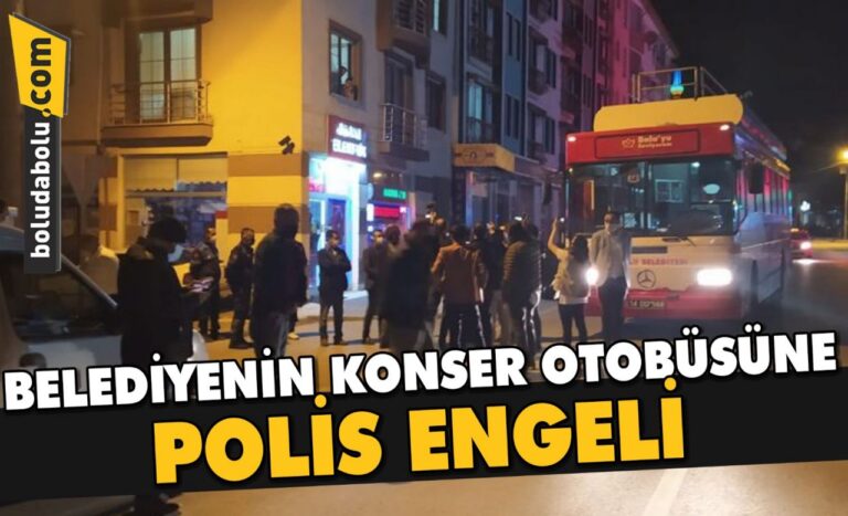 MOBİL KONSERLERE POLİS ENGELİ