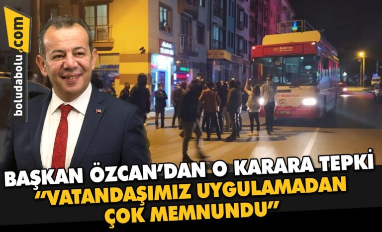 BAŞKAN ÖZCAN O KARARA TEPKİ GÖSTERDİ