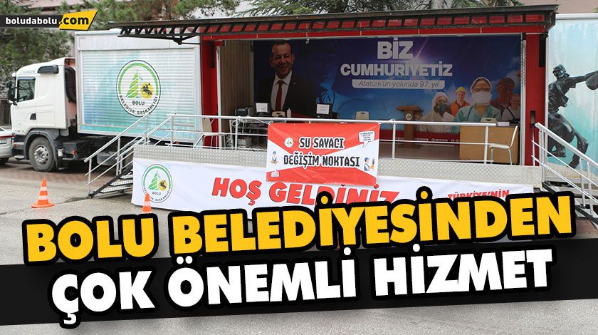 BELEDİYE HİZMETLERİ ‘MOBİL HİZMET ARAÇLARI’ İLE VATANDAŞIN AYAĞINA GELİYOR