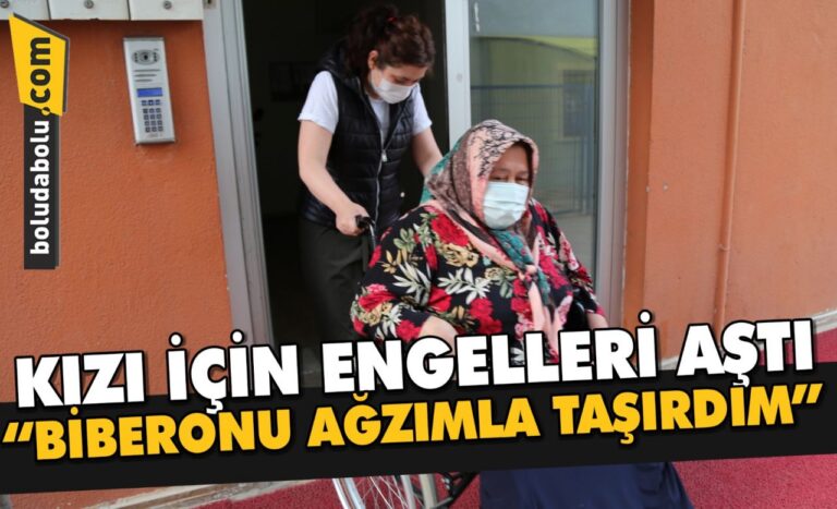 Bedensel engelli anne, kızını tek başına büyütüp evlendirmenin mutluluğunu yaşıyor