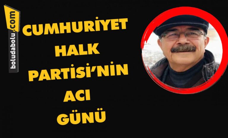 Cumhuriyet Halk Partisi’nin acı günü