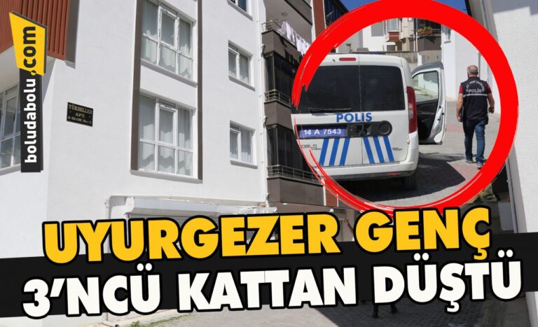 Uyurgezer genç 3’ncü kattan düştü