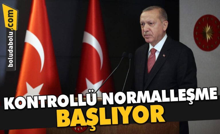 KONTROLLÜ NORMALLEŞME BAŞLIYOR