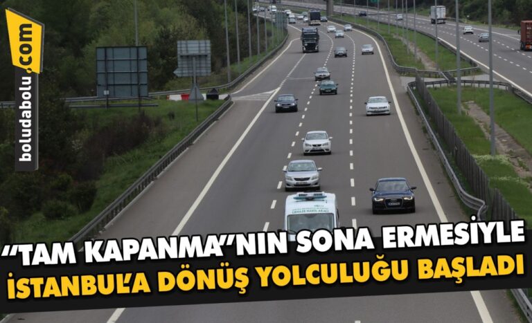 “Tam kapanma”nın sona ermesiyle İstanbul’a dönüş yolculuğu başladı