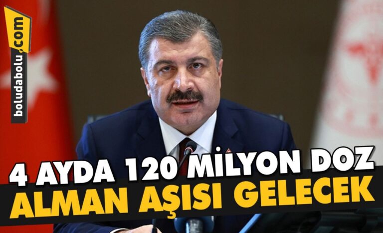 Bakan Koca ve Uğur Şahin birlikte açıkladı: 4 ayda 120 milyon doz Alman aşısı gelecek