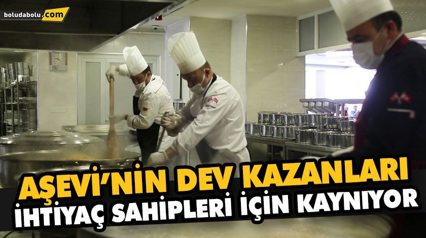 BOLU BELEDİYESİ AŞEVİ’NİN KAZANLARI HEP KAYNIYOR BOLU BELEDİYESİ AŞEVİ’NİN KAZANLARI HEP KAYNIYOR