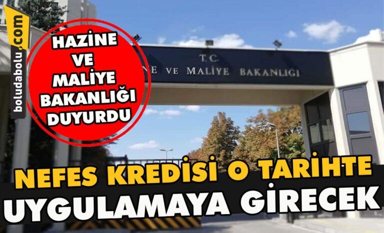 Nefes Kredisi o tarihte uygulamaya girecek