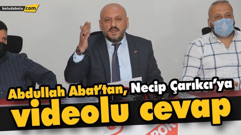 Abat’tan, Çarıkcı’ya videolu cevap