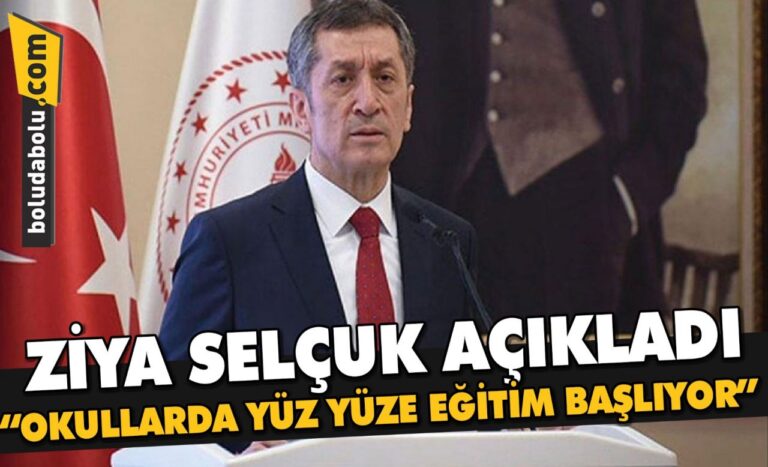 Son Dakika: Okullarda yüz yüze eğitim 1 Haziran’dan itibaren başlıyor