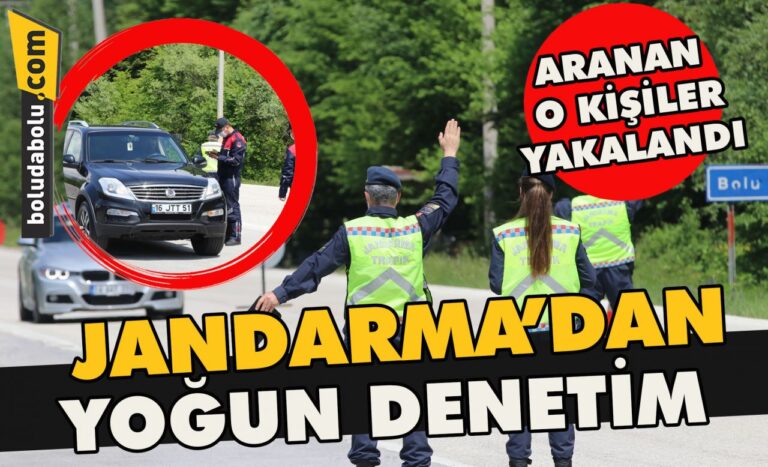Jandarma’dan yoğun denetim