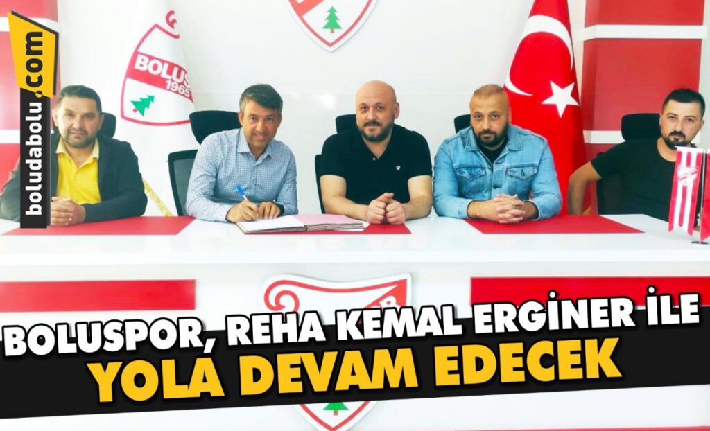 Boluspor, Reha Kemal Erginer ile yola devam edecek Boluspor, Reha Kemal Erginer ile yola devam edecek
