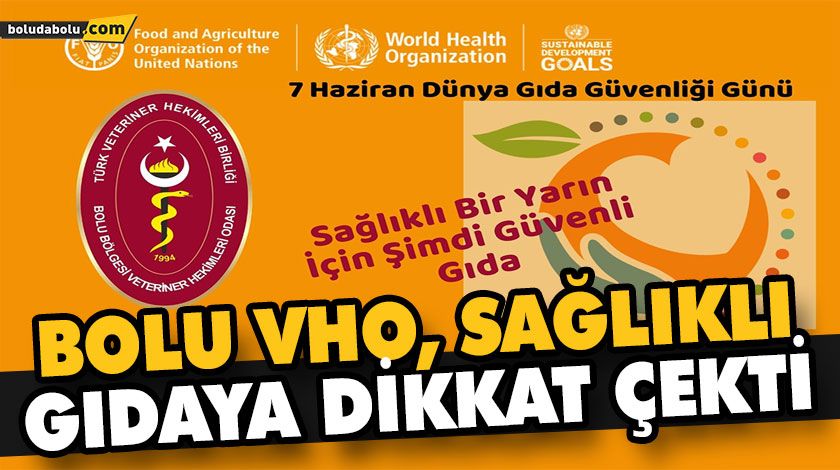 BOLU VHO, SAĞLIKLI GIDAYA DİKKAT ÇEKTİ