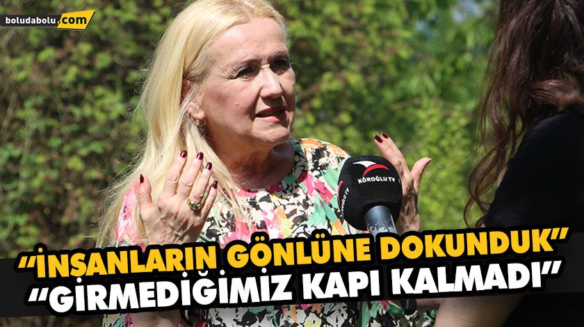 “İNSANLARIN GÖNLÜNE DOKUNDUK” “İNSANLARIN GÖNLÜNE DOKUNDUK”