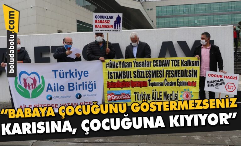İstanbul’dan Ankara’ya yürüyen Türkiye Aile Birliği üyeleri Bolu’ya ulaştı