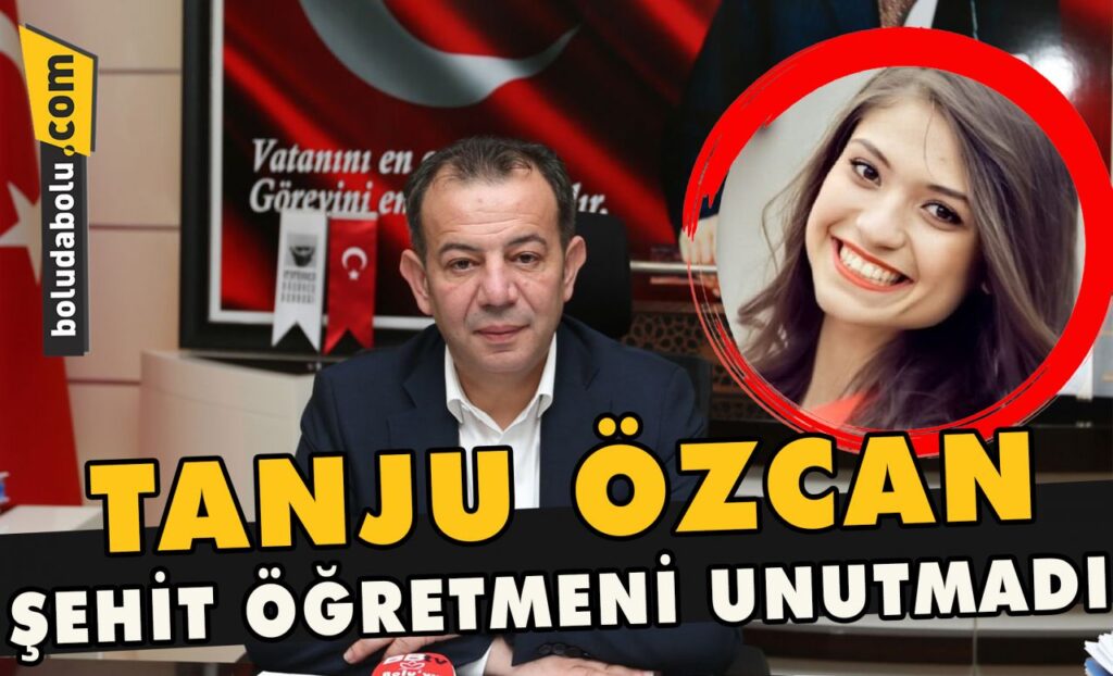 Tanju Özcan şehit öğretmeni unutmadı Tanju Özcan şehit öğretmeni unutmadı