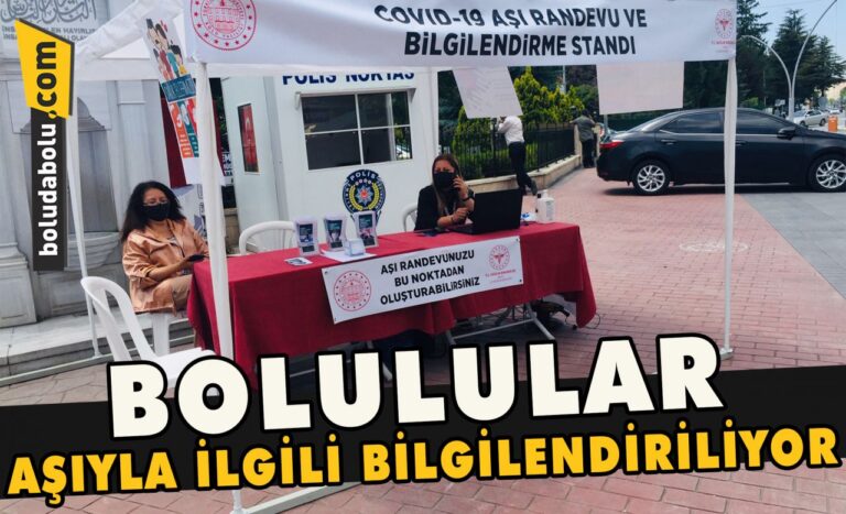 Bolulular aşıyla ilgili bilgilendiriliyor