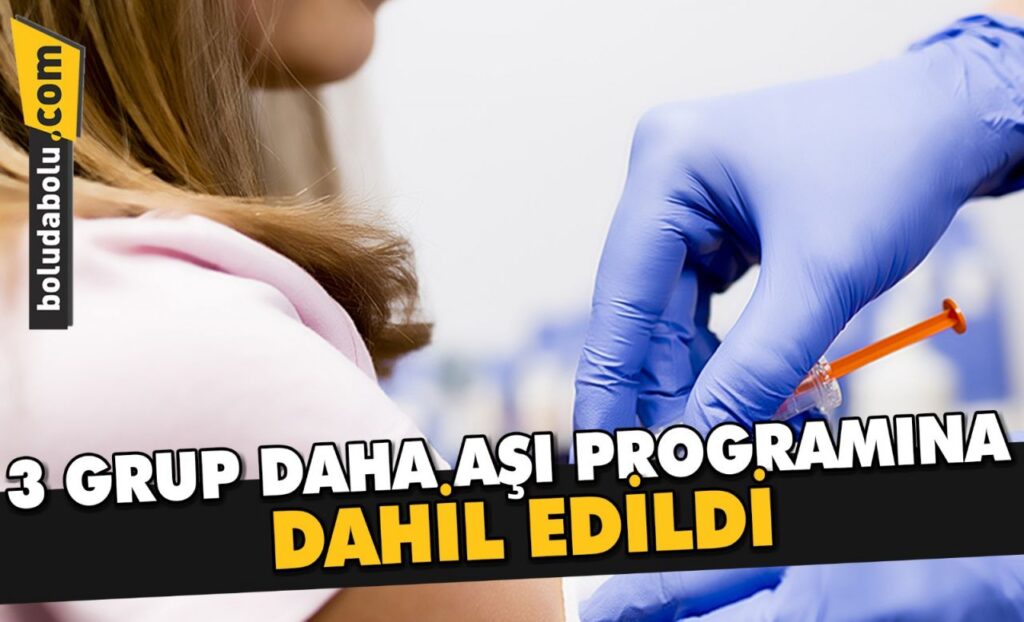 Yarından itibaren 3 grup daha aşılama programına dahil edildi Yarından itibaren 3 grup daha aşılama programına dahil edildi
