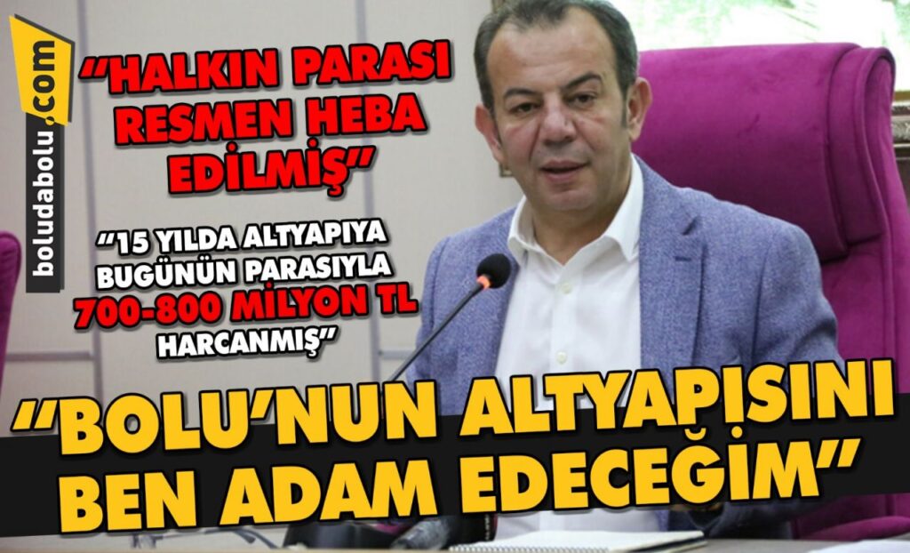 “15 YILDA ALTYAPIYA BUGÜNÜN PARASIYLA 700-800 MİLYON TL HARCANMIŞ” “15 YILDA ALTYAPIYA BUGÜNÜN PARASIYLA 700-800 MİLYON TL HARCANMIŞ”