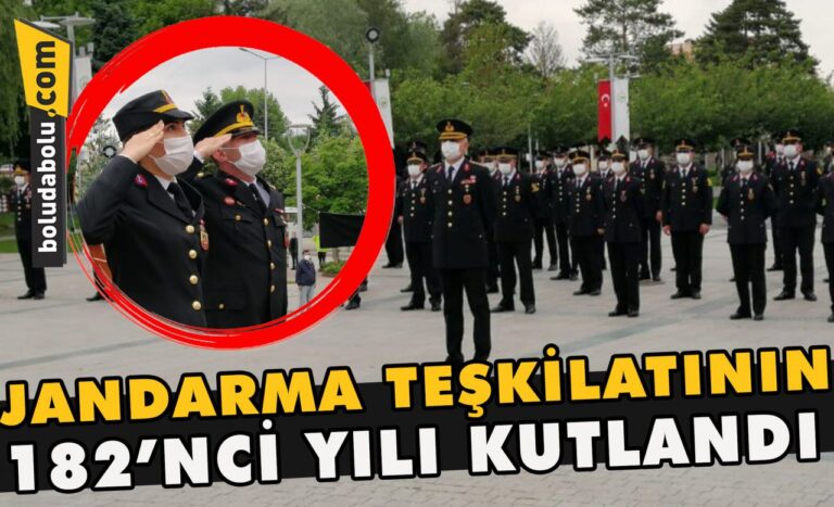 Jandarma teşkilatının 182’nci yılı kutlandı