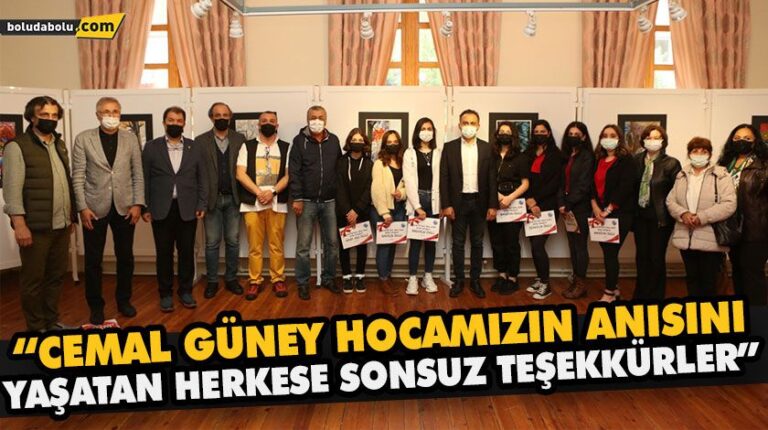 “CEMAL GÜNEY HOCAMIZIN ANISINI YAŞATAN HERKESE SONSUZ TEŞEKKÜRLER”