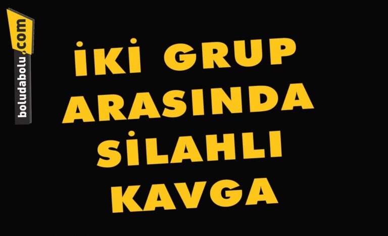 İki grup arasında silahlı kavga